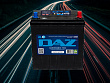 Аккумулятор Daz 40Ач 380А 12V обратная полярность Азия UZ размер 187*127*225