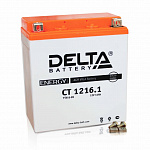 Аккумулятор мотоциклетный Delta CT/12V 16Ач 230А пп (150*87*164)