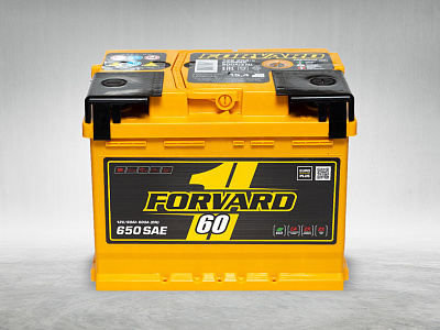 Батарея аккумуляторная 60Ач 600А 12V пп Евро(Б)-FORVARD БЕЛ-242*175*190
