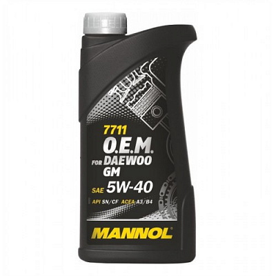 Масло моторное Mannol O.E.M Daewoo GM 5W40, 1л