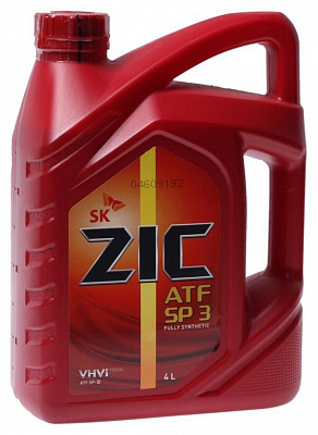 Масло трансмиссионное ZIC ATF 3, 4л